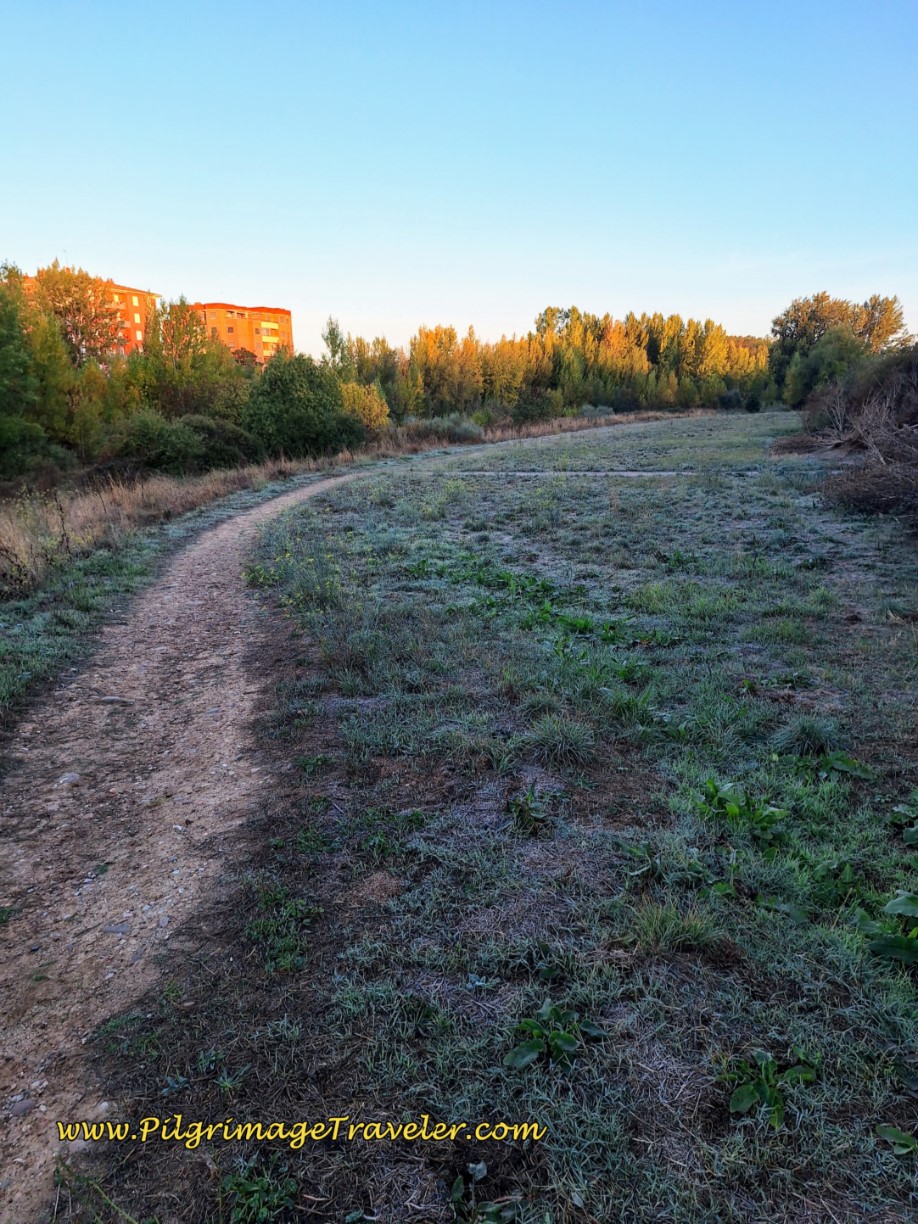 Unpaved Section of Bernesga Riverwalk