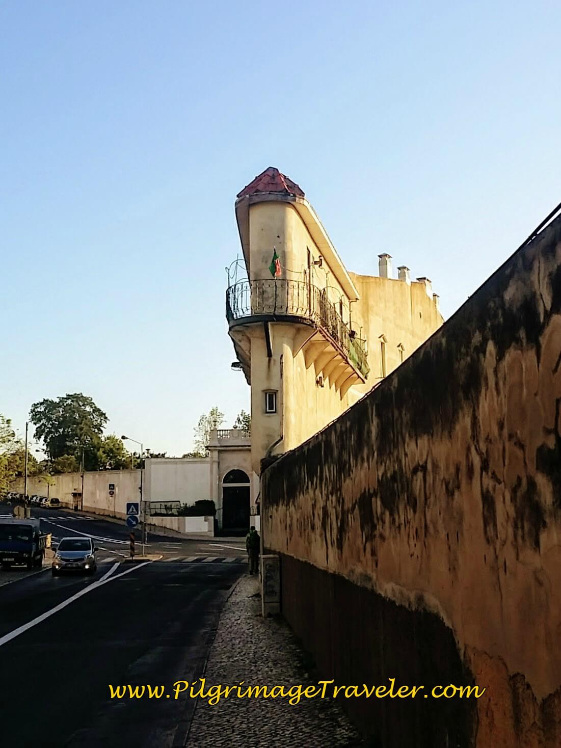 Interesting Building on the Calçada da Cruz da Pedra, LIsbon, Portugal