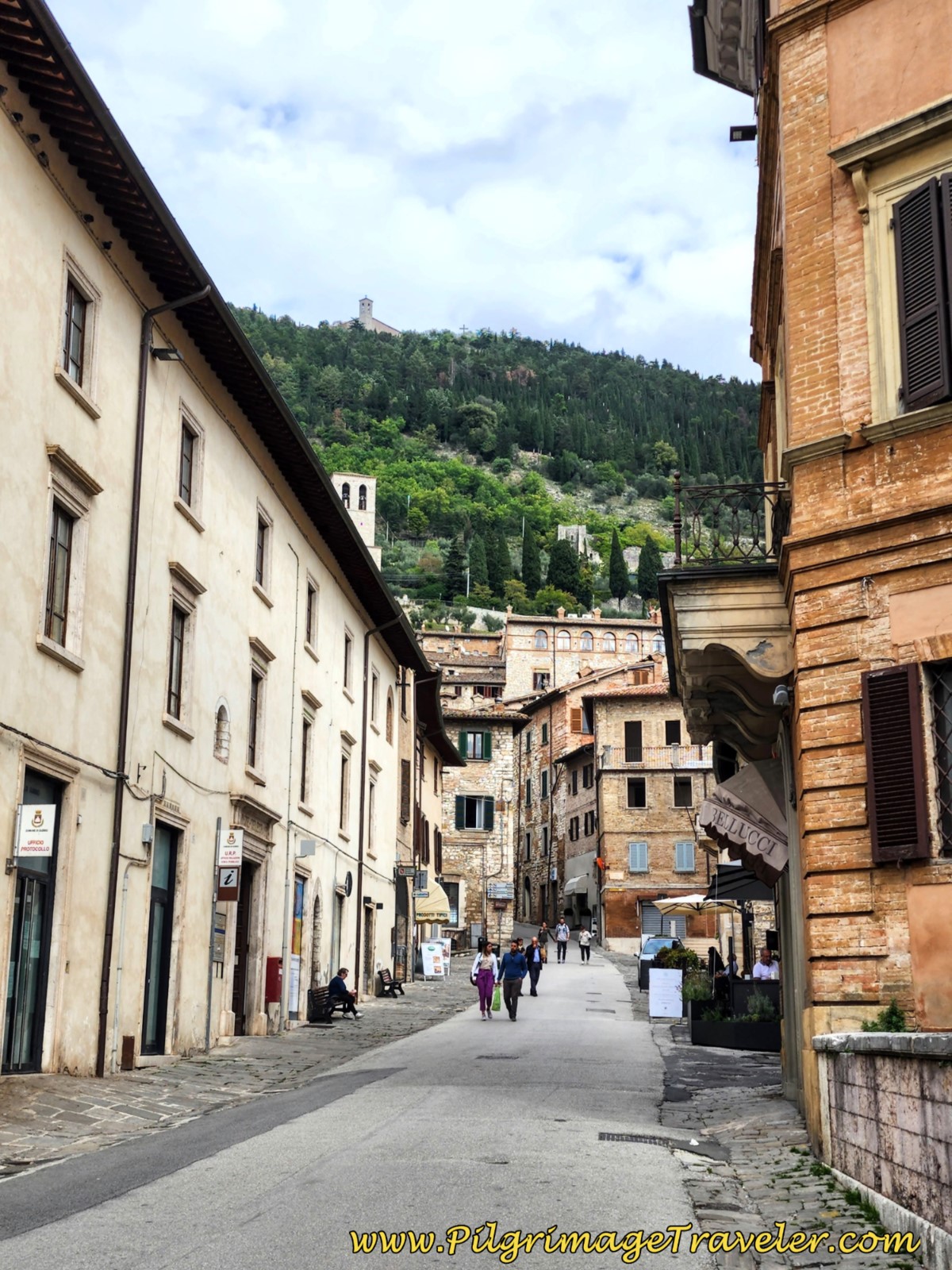 Along the Via Repubblica, Gubbio Italy