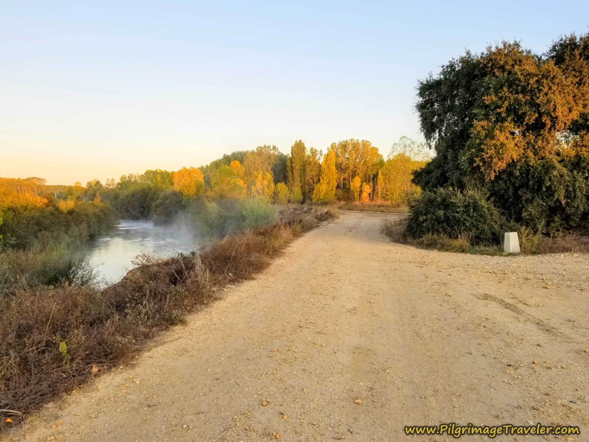 Cool Autumn Morning Along the Tera River