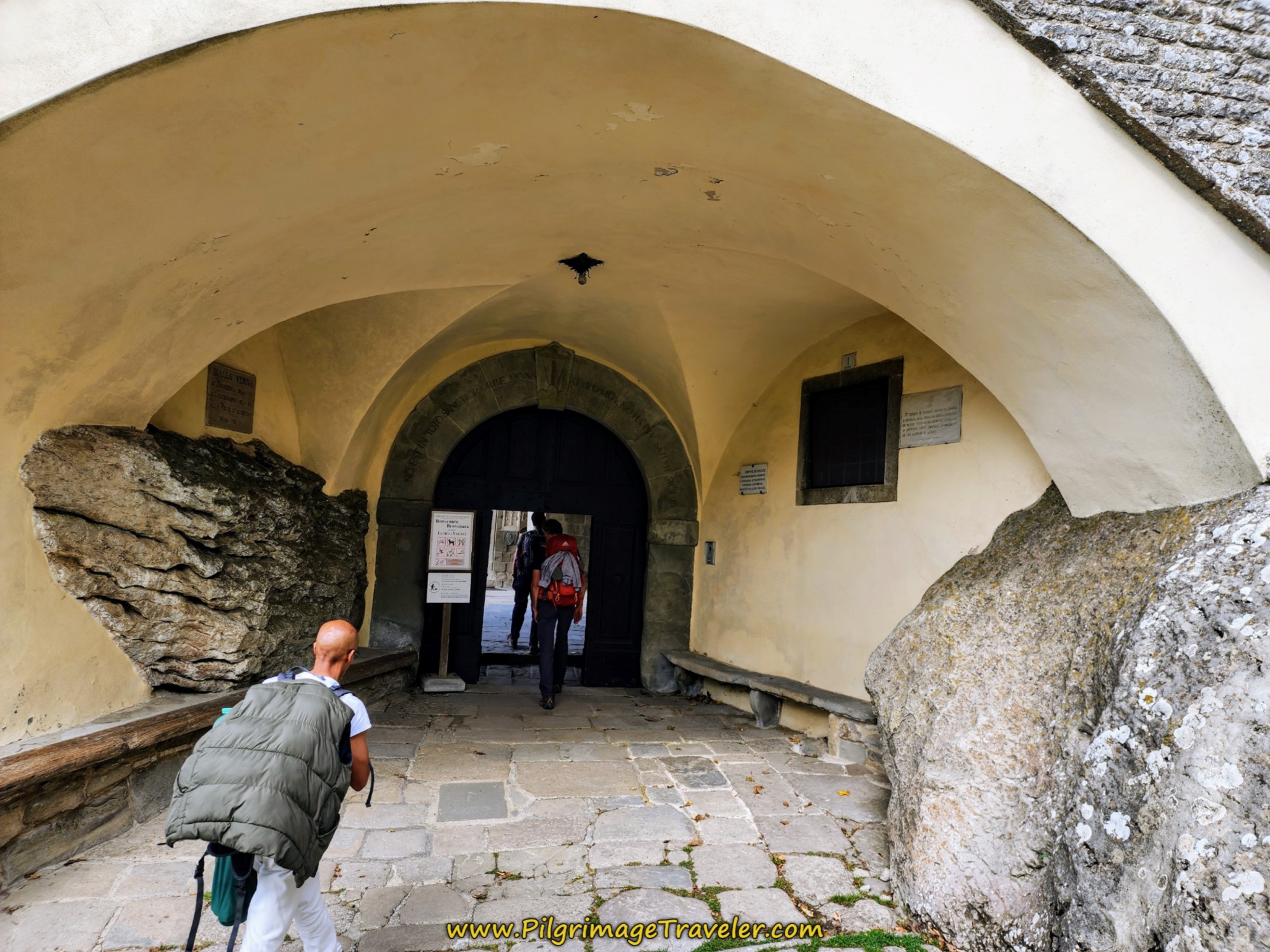 Enter Sanctuary Through Archway