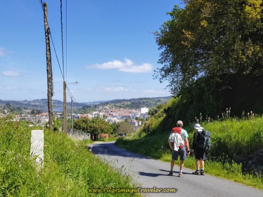 Taking a Breather With a Look-Back to Betanzos on day five of the Camino Inglés