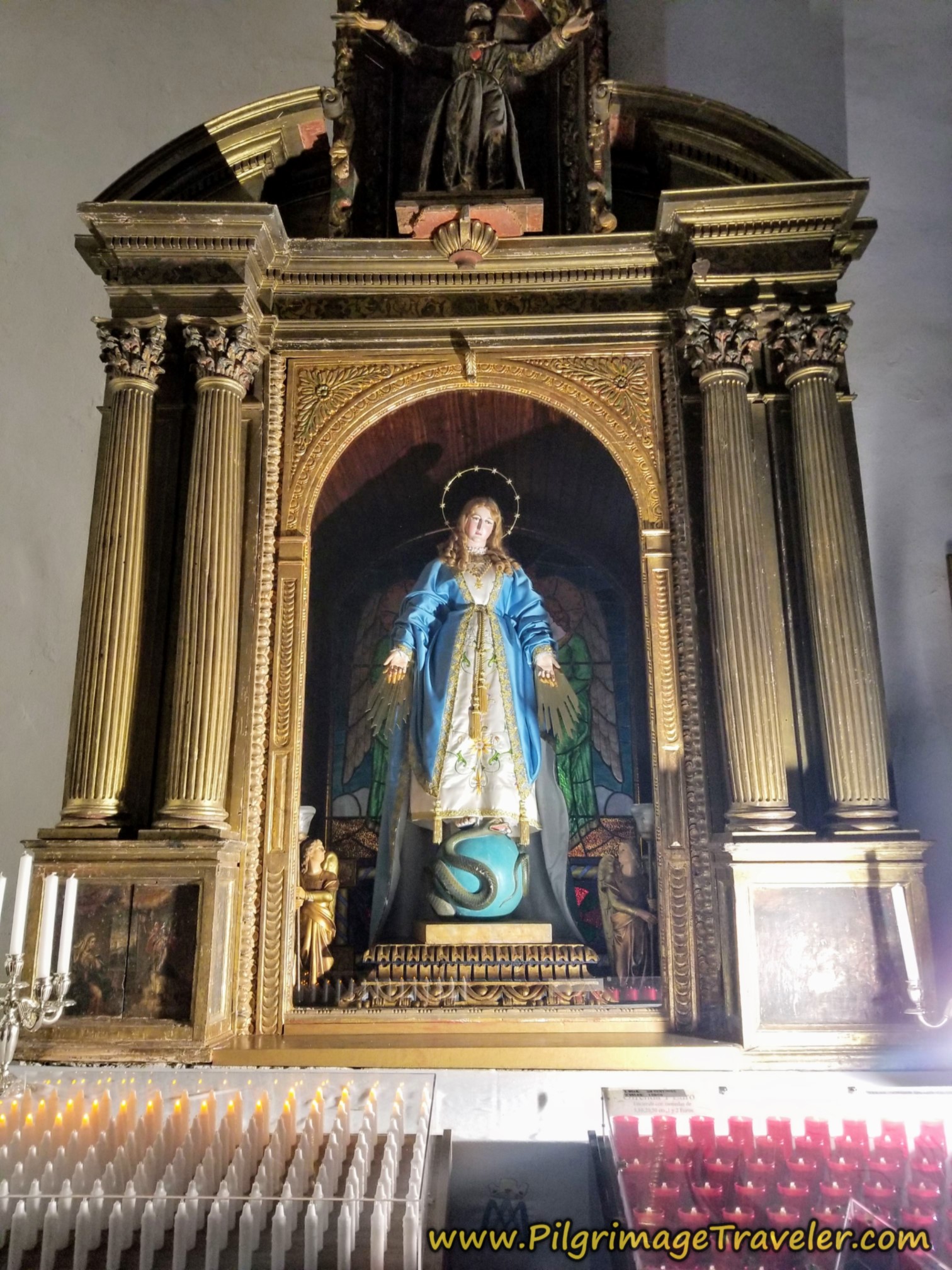 Side Altar, Virgen de las Victorias, Iglesia de Santa María de Azogue, Puebla de Sanabria, Spain