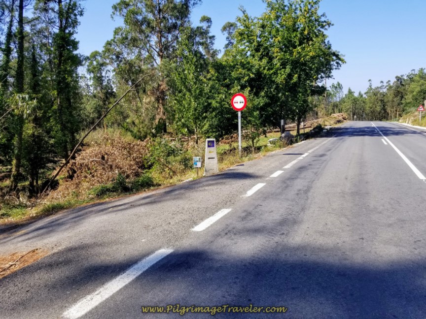 Turn Left Onto Road Towards As Carizas