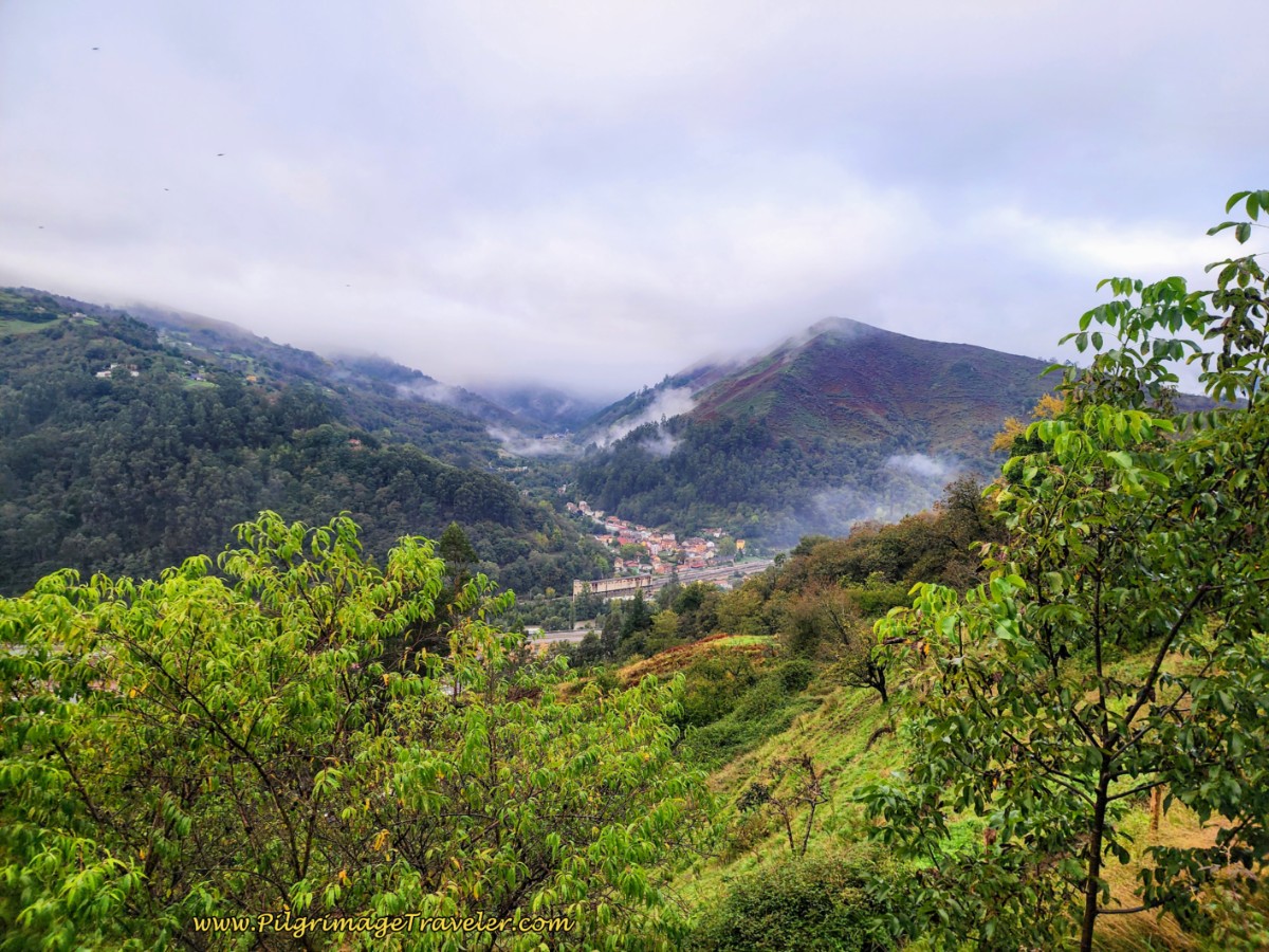 The Río Caudal Valley Below