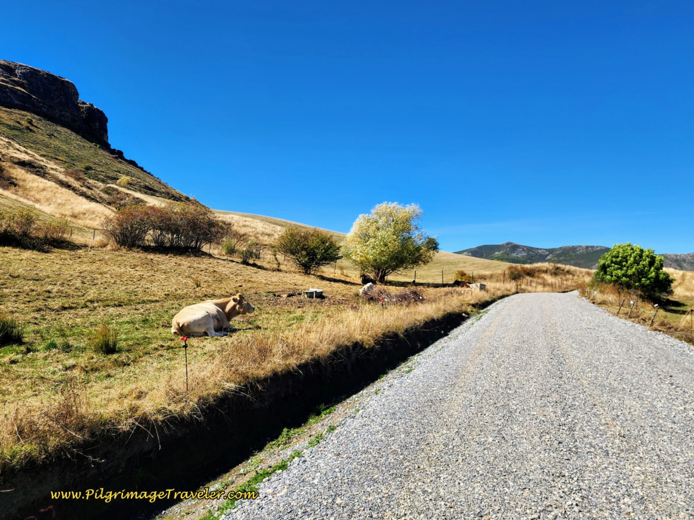 Hot, Open Road to Poladura de la Tercia