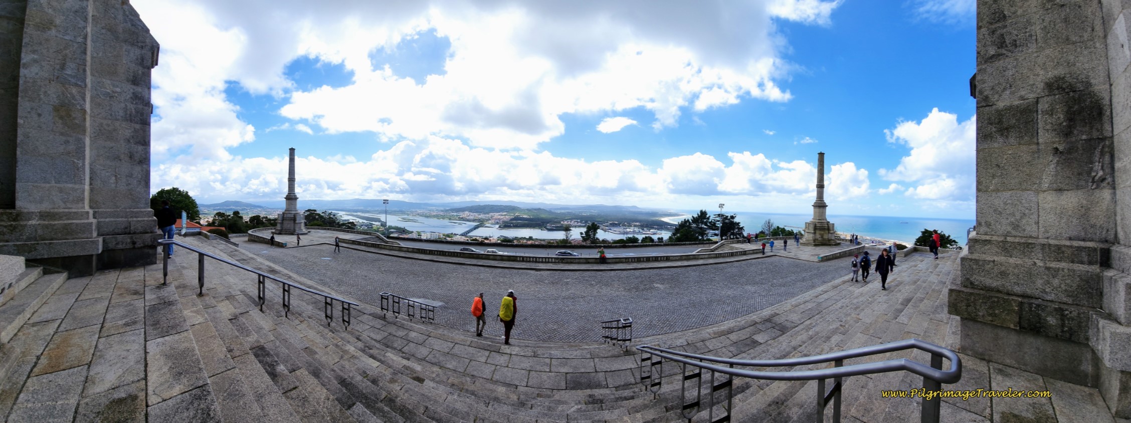 The Majestic Panoramic View from the Steps of the Santuário de Santa Luzia