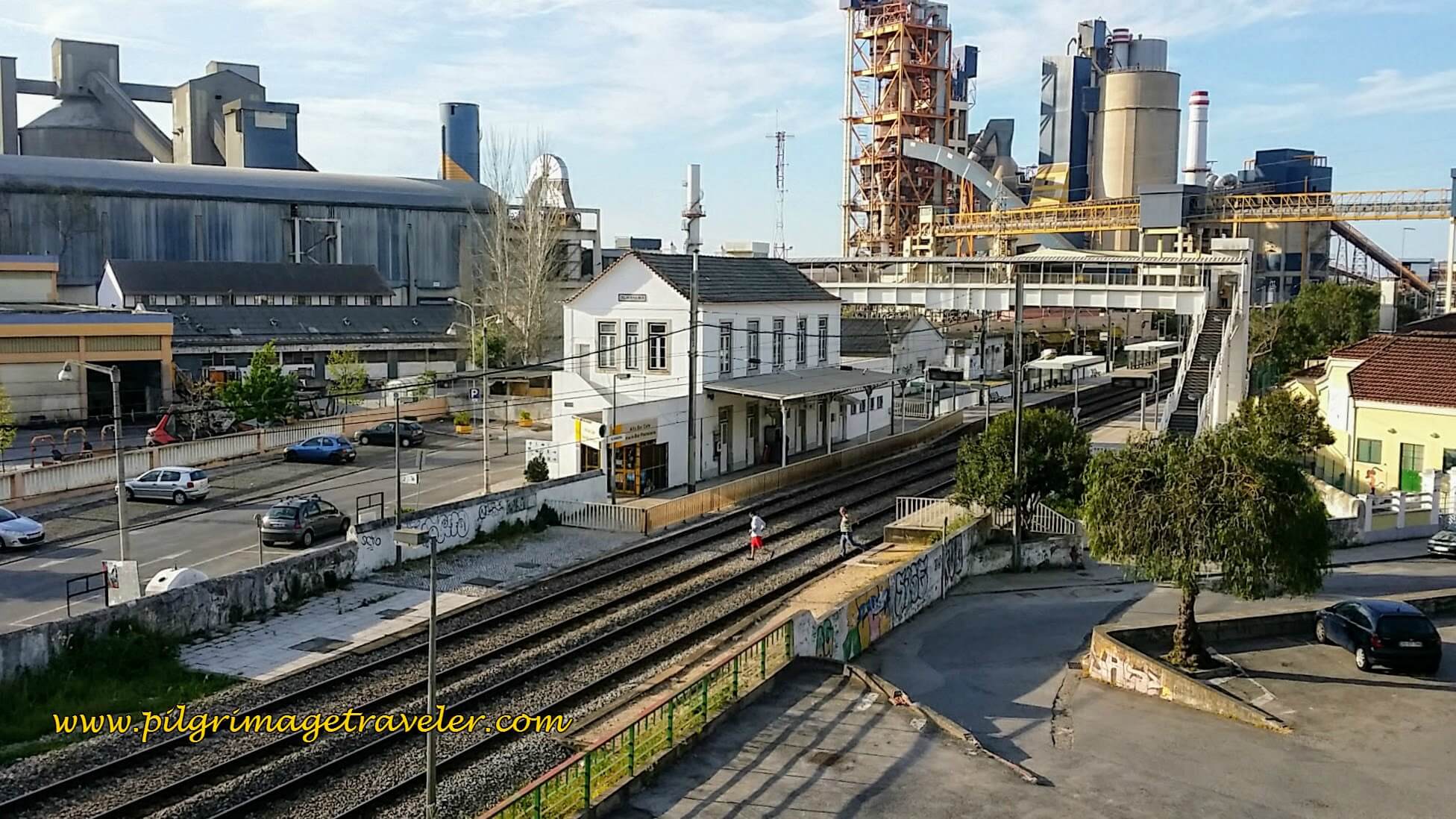 Alhandra Train Station from the Bridge
