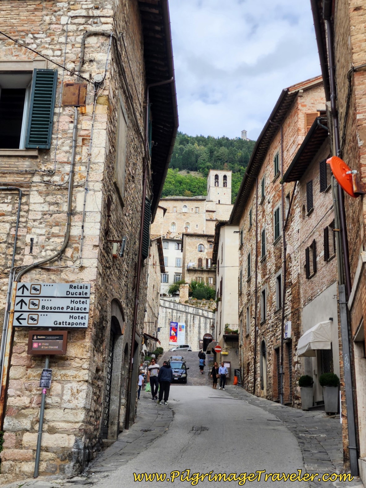 Along the Via Repubblica, Gubbio Italy
