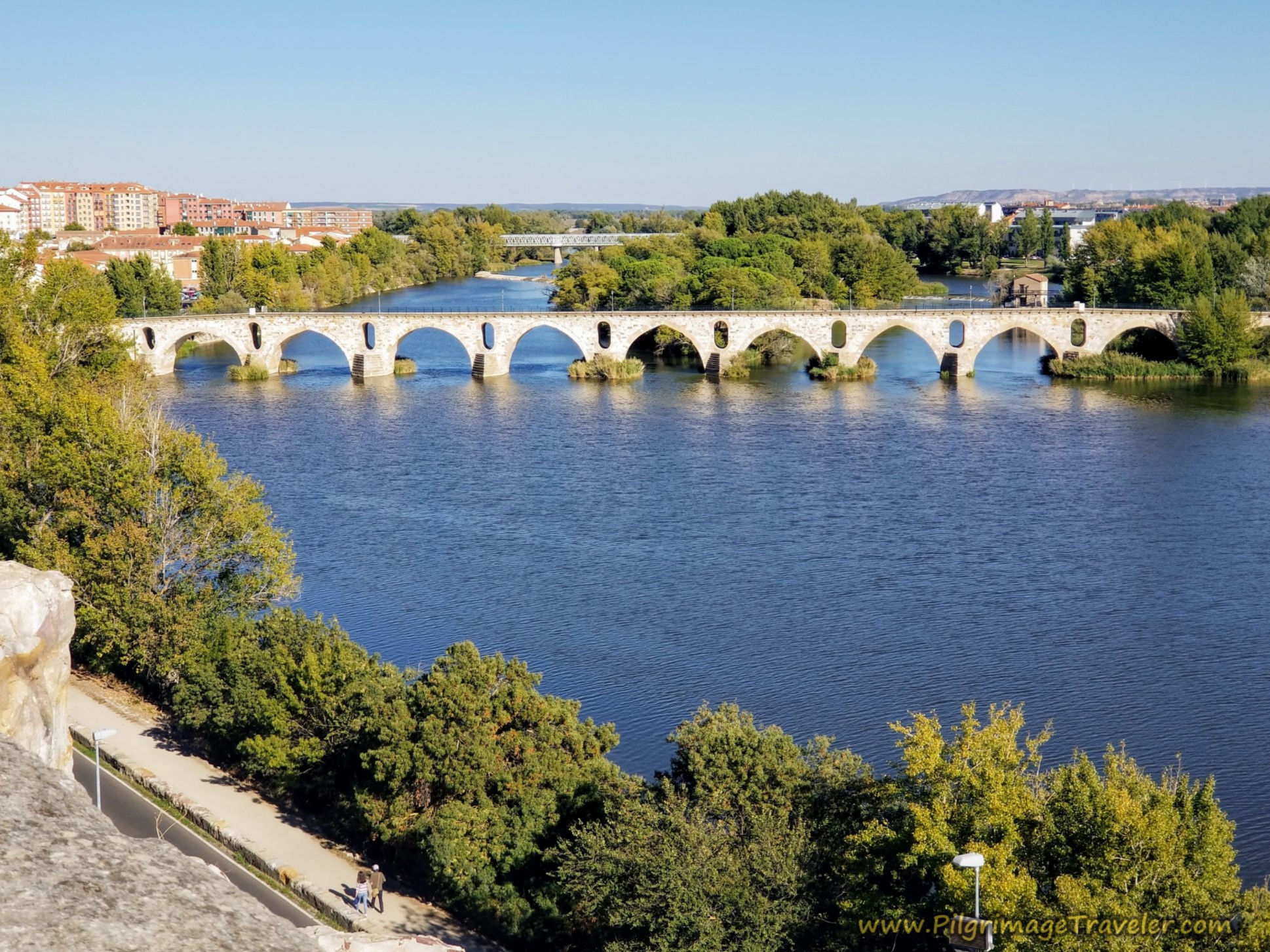 Medieval Bridge from Mirador del Troncoso