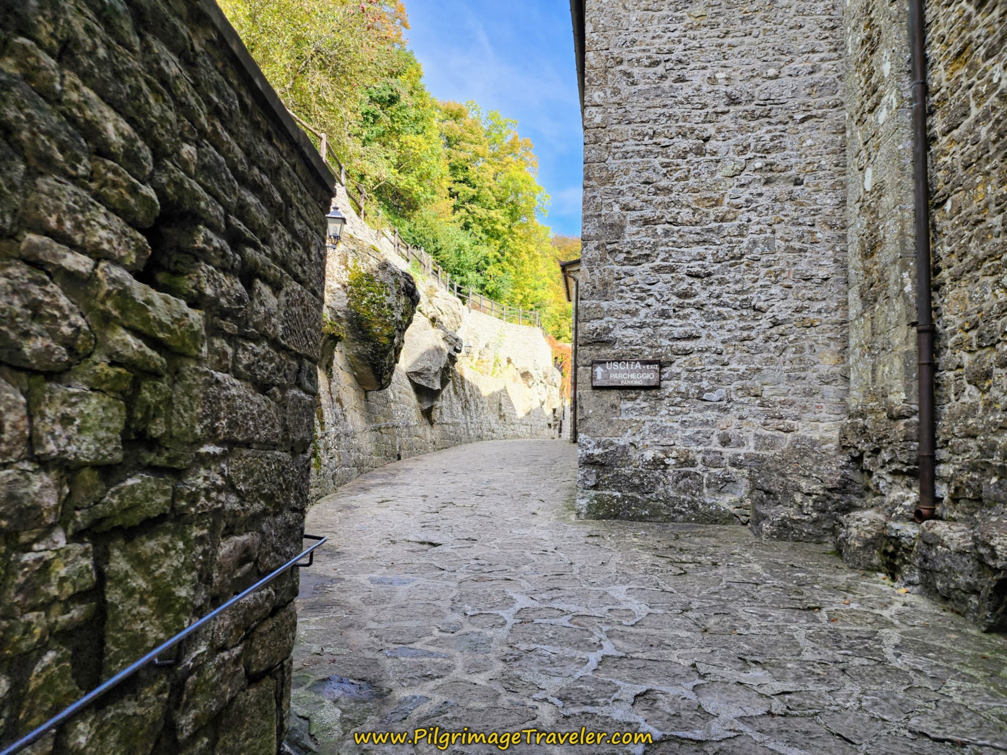 Northern Passageway from the Basilica