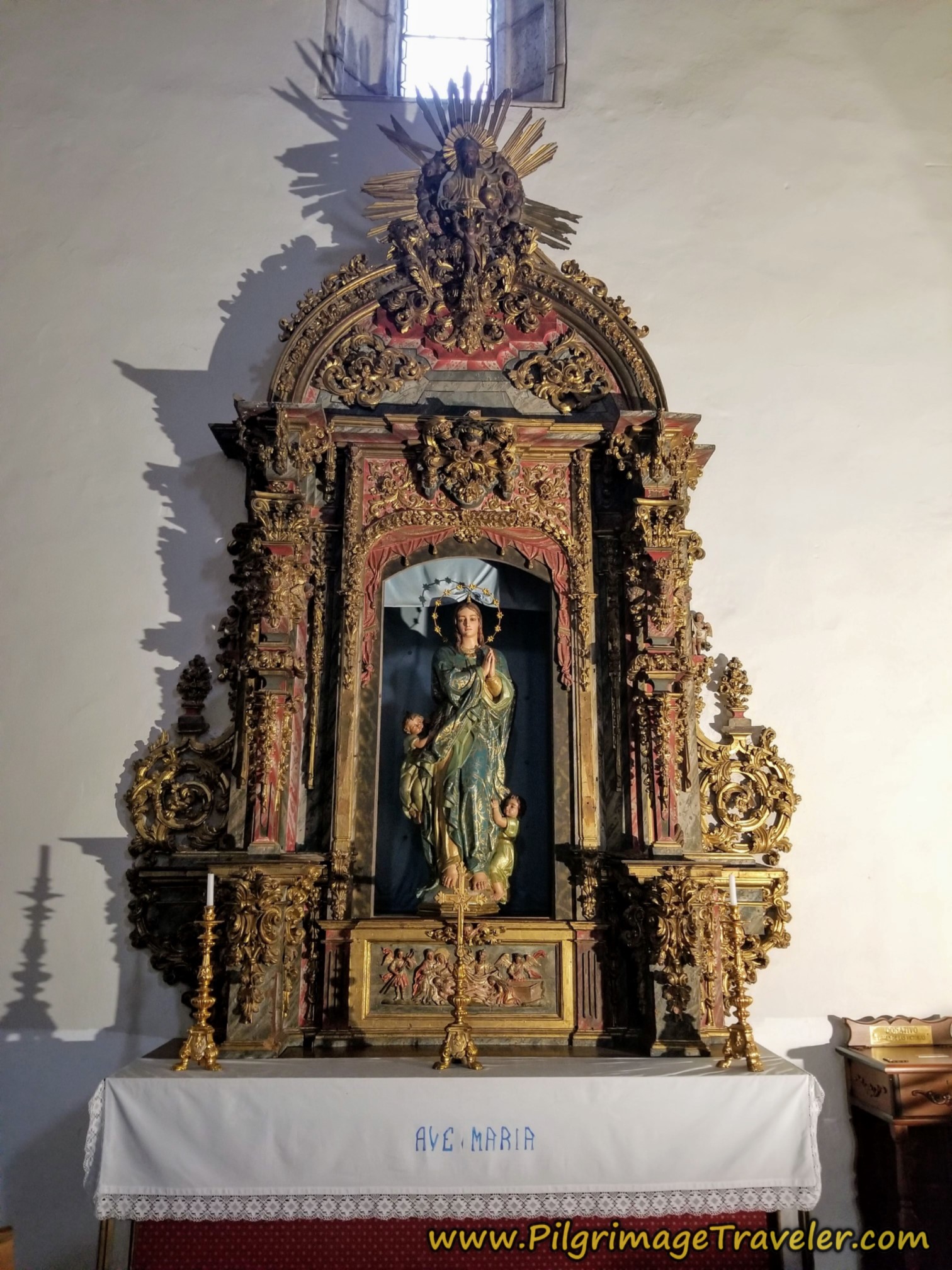 Side Altar of San Azogue, Children at Her Feet