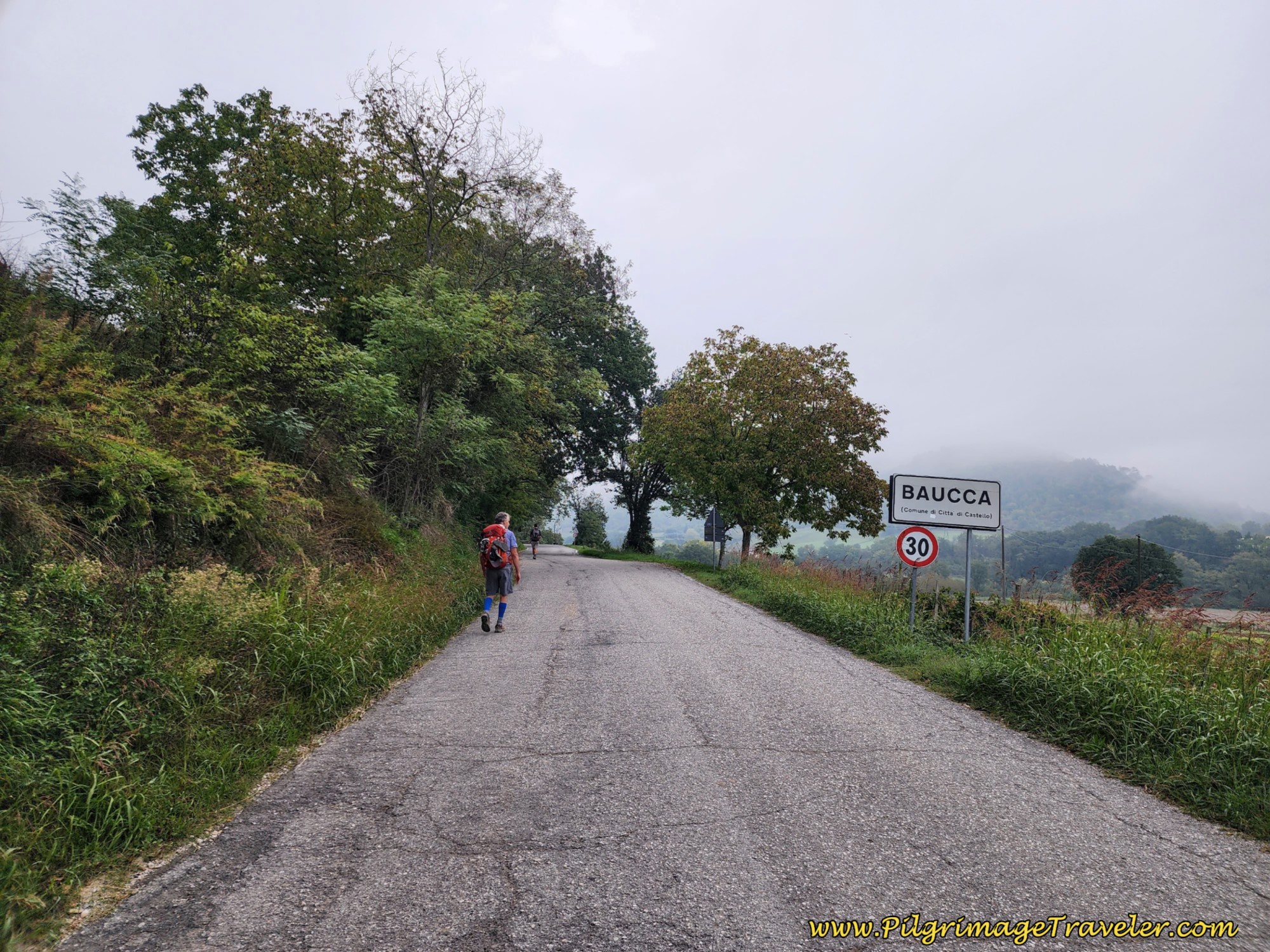 Walk Through Hamlet of Baucca, day six on the Way of St. Francis, from Cittá di Castello to Pietralunga Walk Through Hamlet of Baucca, day six on the Way of St. Francis, from Cittá di Castello to Pietralunga