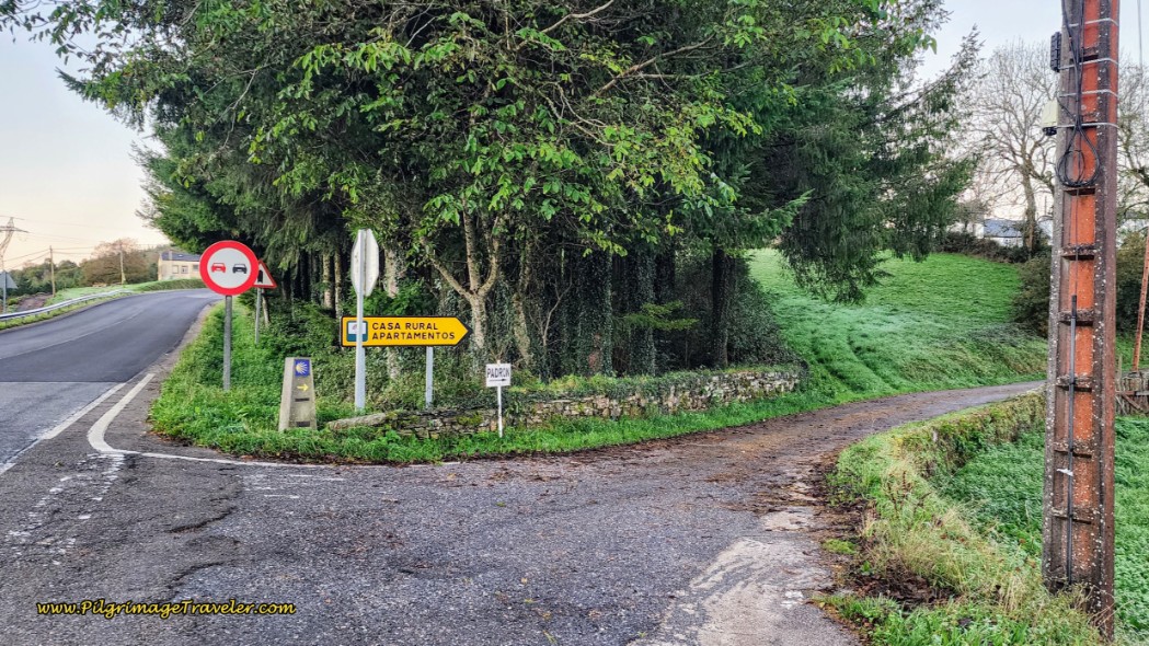 Right Turn Towards Padrón