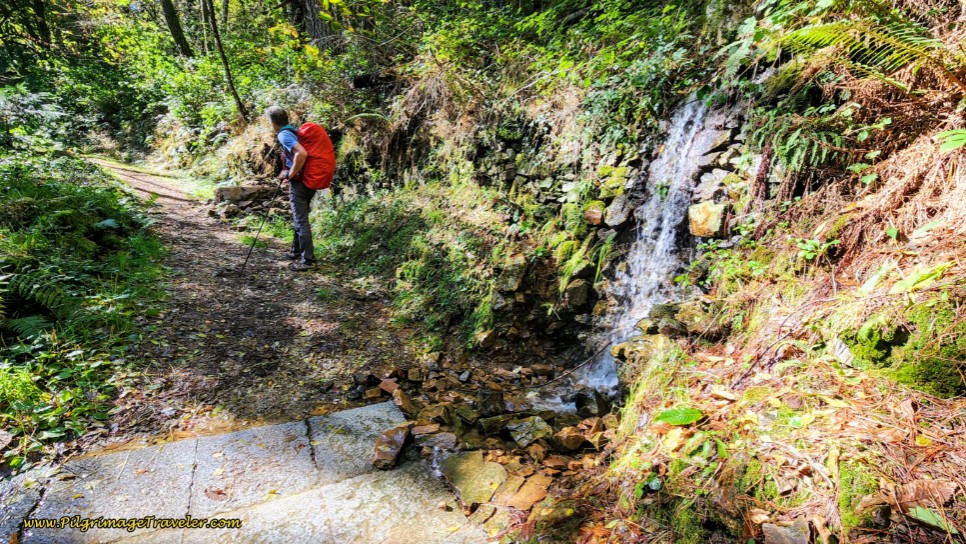 Drainage with Waterfall