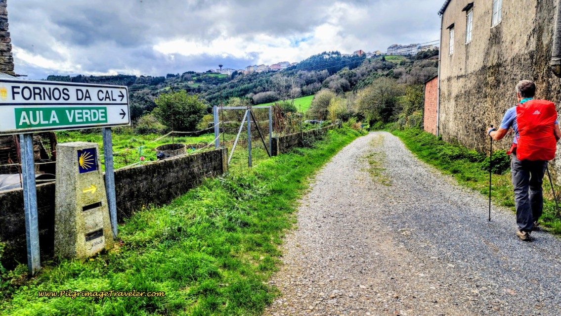 Left Turn at the Decision Point Towards A Fonsagrada