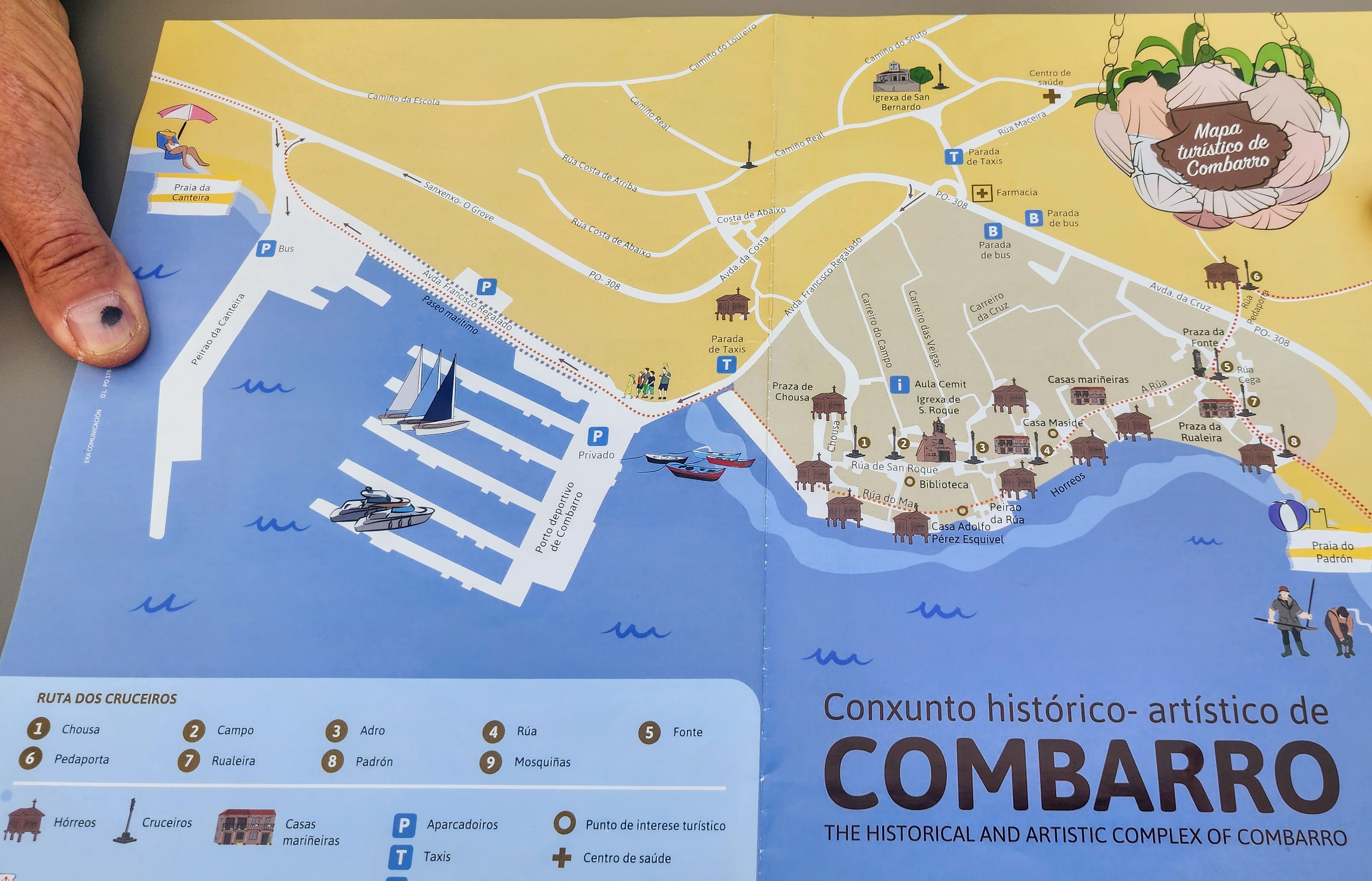 Combarro Tourist Map Combarro Tourist Map