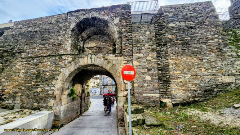 Walk Through Porta Miñá, Roman Wall Gate