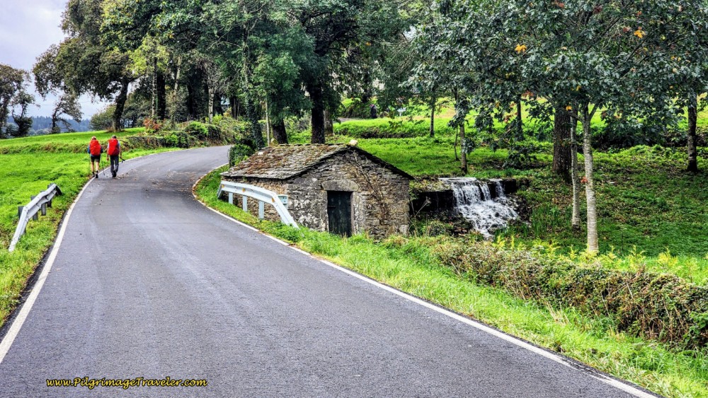 Old Mill by Waterfall