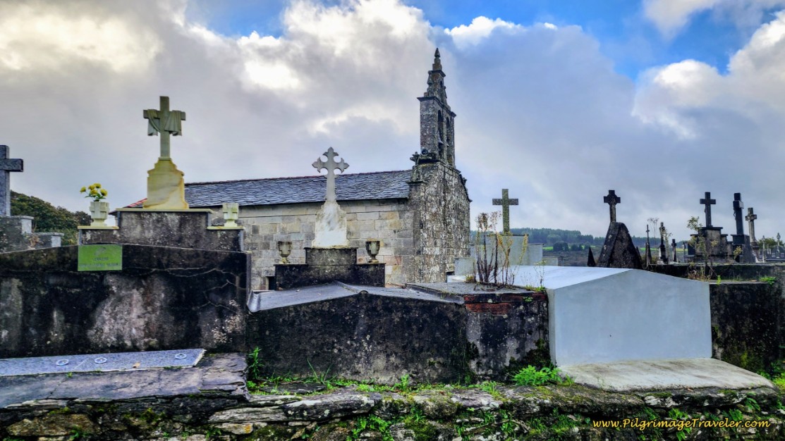 San Xorxe Church, Top of Hill From Fountain