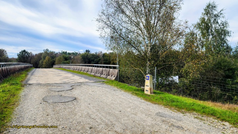 Cross the A6 on Bridge