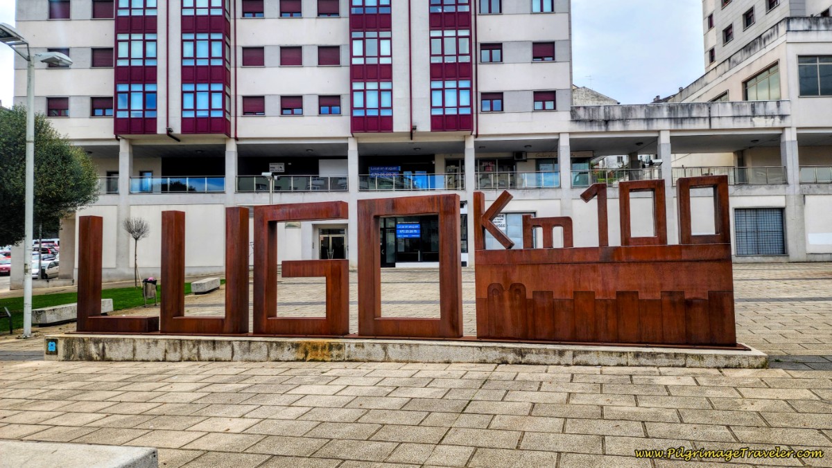 The 100 KM Waymark in Lugo