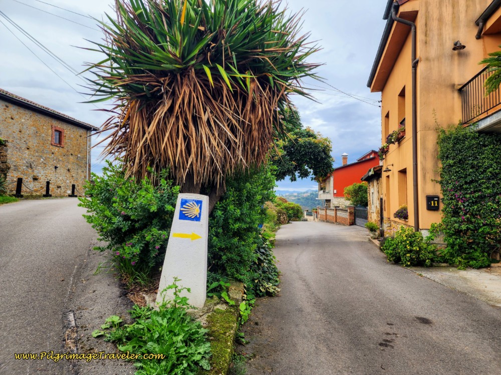 Right Turn Here, after the Church