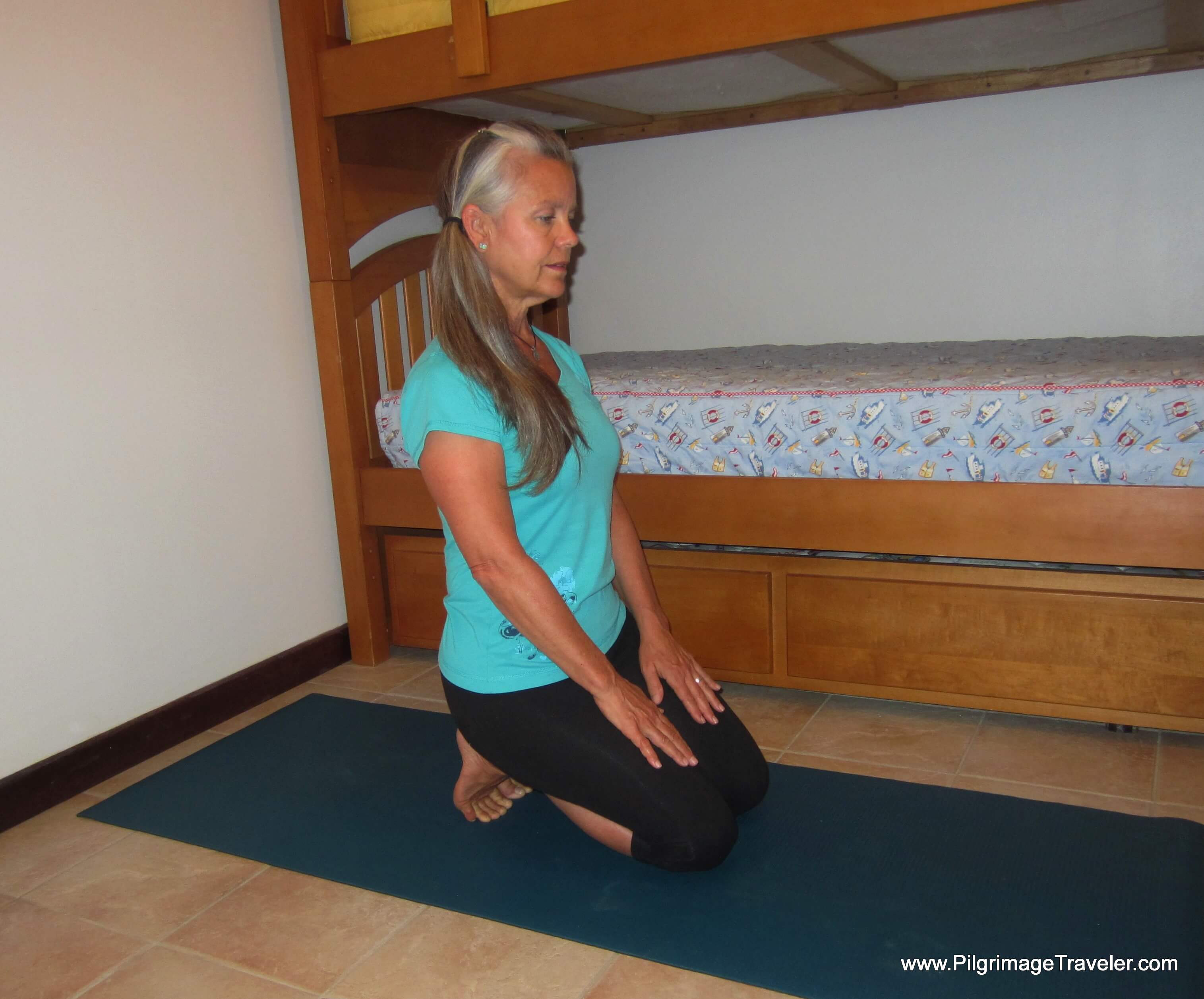 Bunk Bed Yoga Stretches For The End Of Your Camino Day