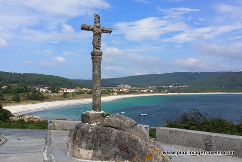 The Cross on the Camino to Finisterre, Spain, as you enter the city.