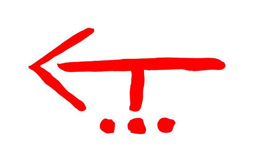 Flecha Roja ~ Red Arrow, waymarking along the Camino Teresiano