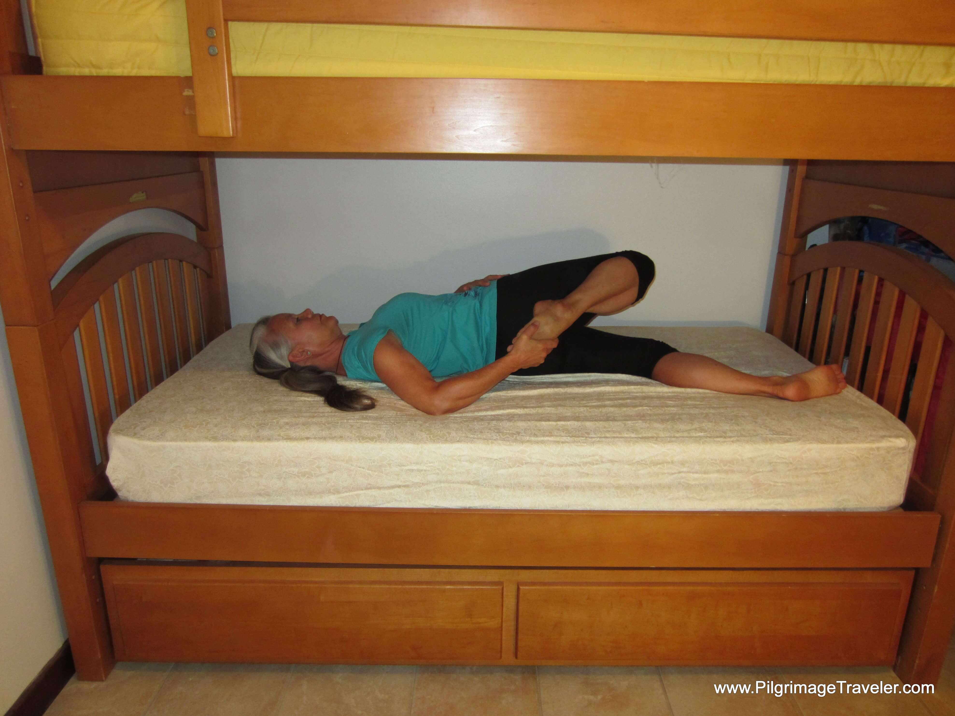 Half Saddle Pose - Starting Position