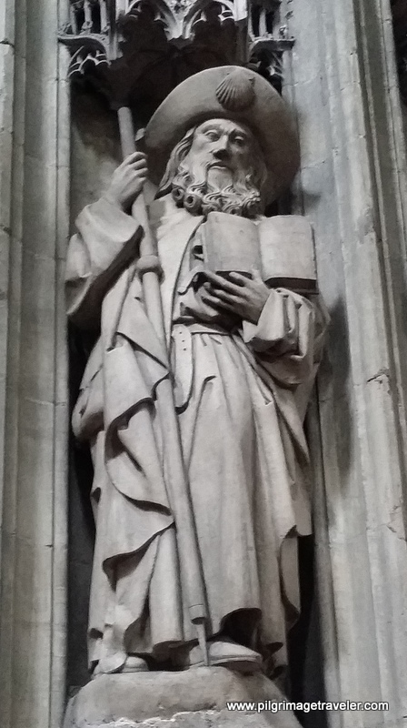 St. James on a Column Post, Cathedral of San Salvador, Oviedo, Spain