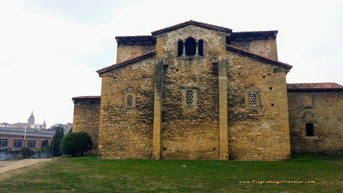 A Rear View of the Iglesia de San Julián de los Prados