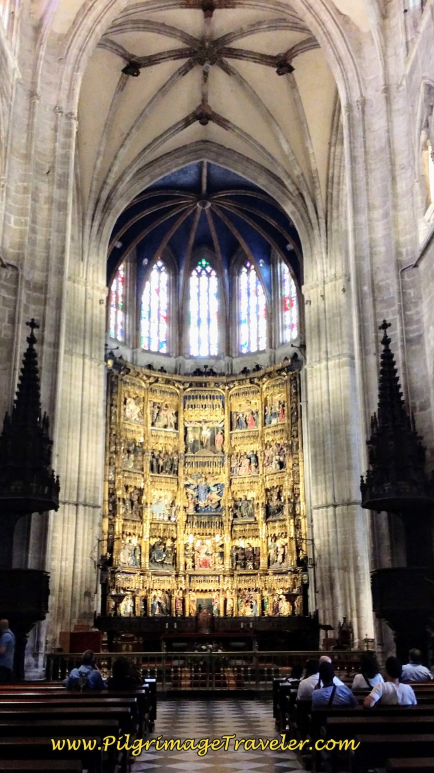 Nave and Altar of the Cathedral of San Salvador