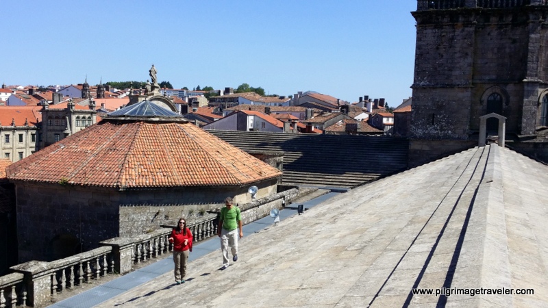 On the Roof of the Nave, Cathedral de Santiago de Compostela, Spain