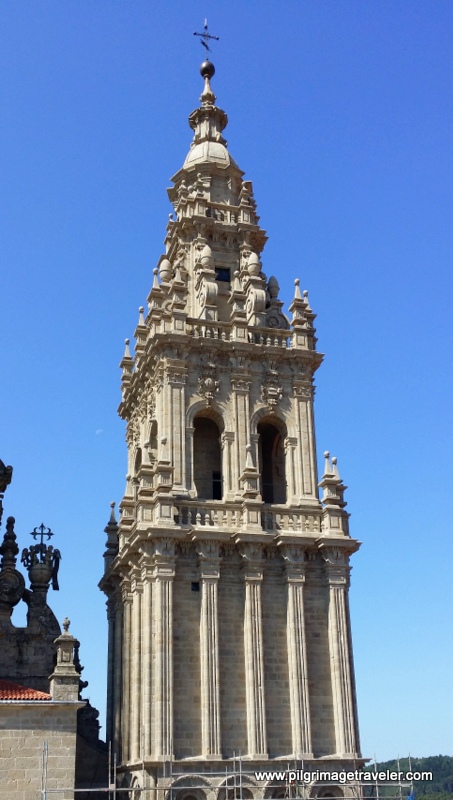 The Restored Western Tower, Rooftop of the Cathedral of Santiago de Compostela, Spain