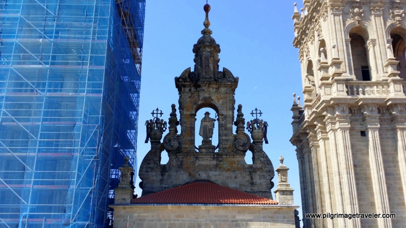 Rear View of the Western Facade, Rooftop Tour, Cathedral de Santiago de Compostela, Spain