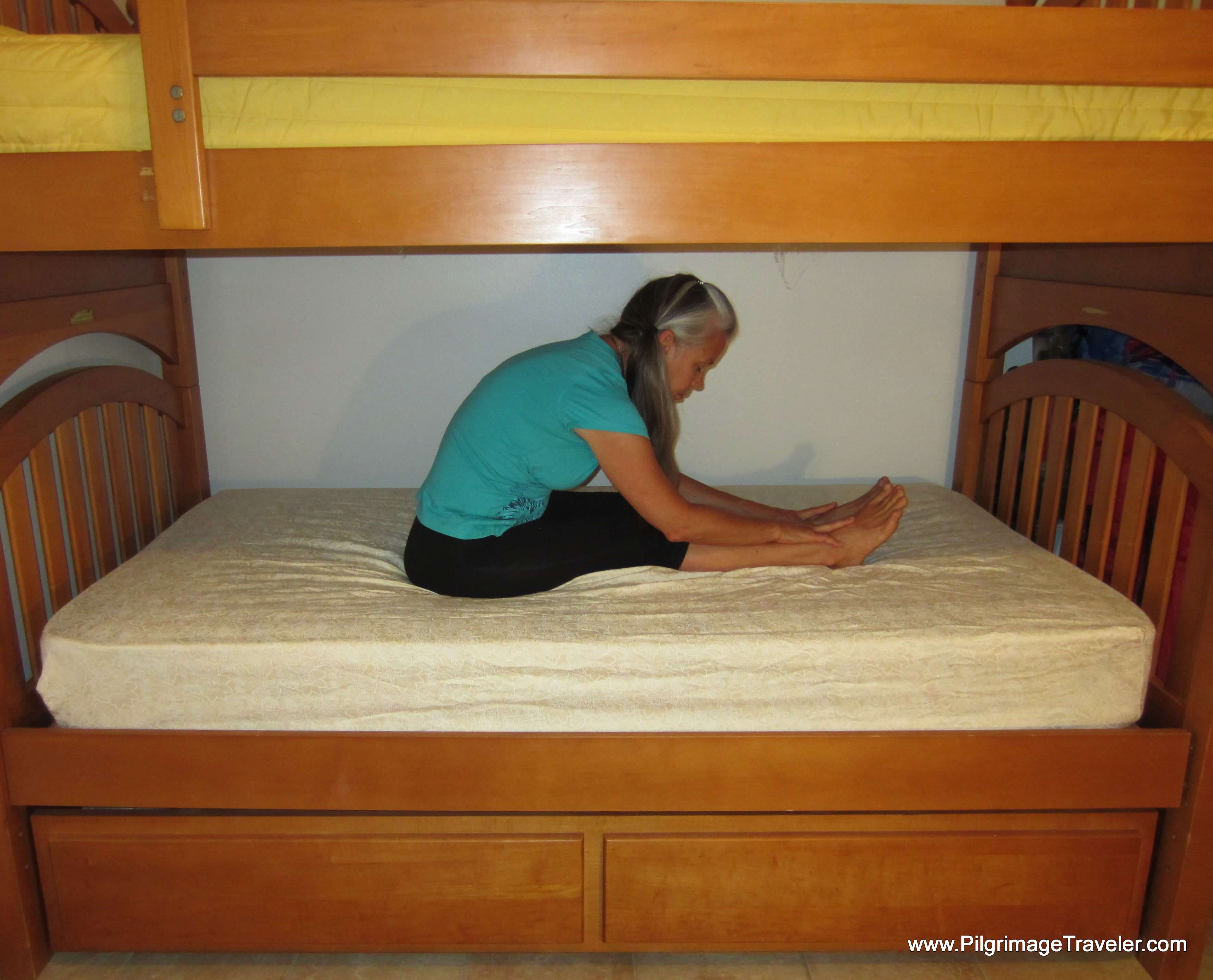 Bunk Bed Yoga Stretches For The End Of Your Camino Day